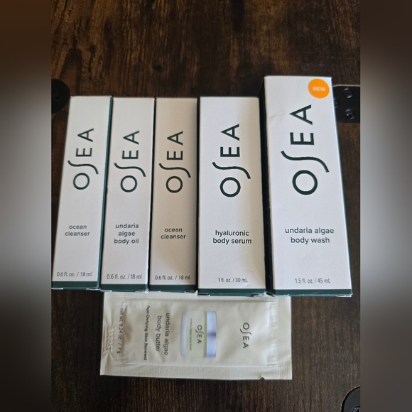 NIP! OSEA, Ocean Cleanser/Undaria Algae Body WasH Oil BUNDLE SET! - Picture 1 of 4